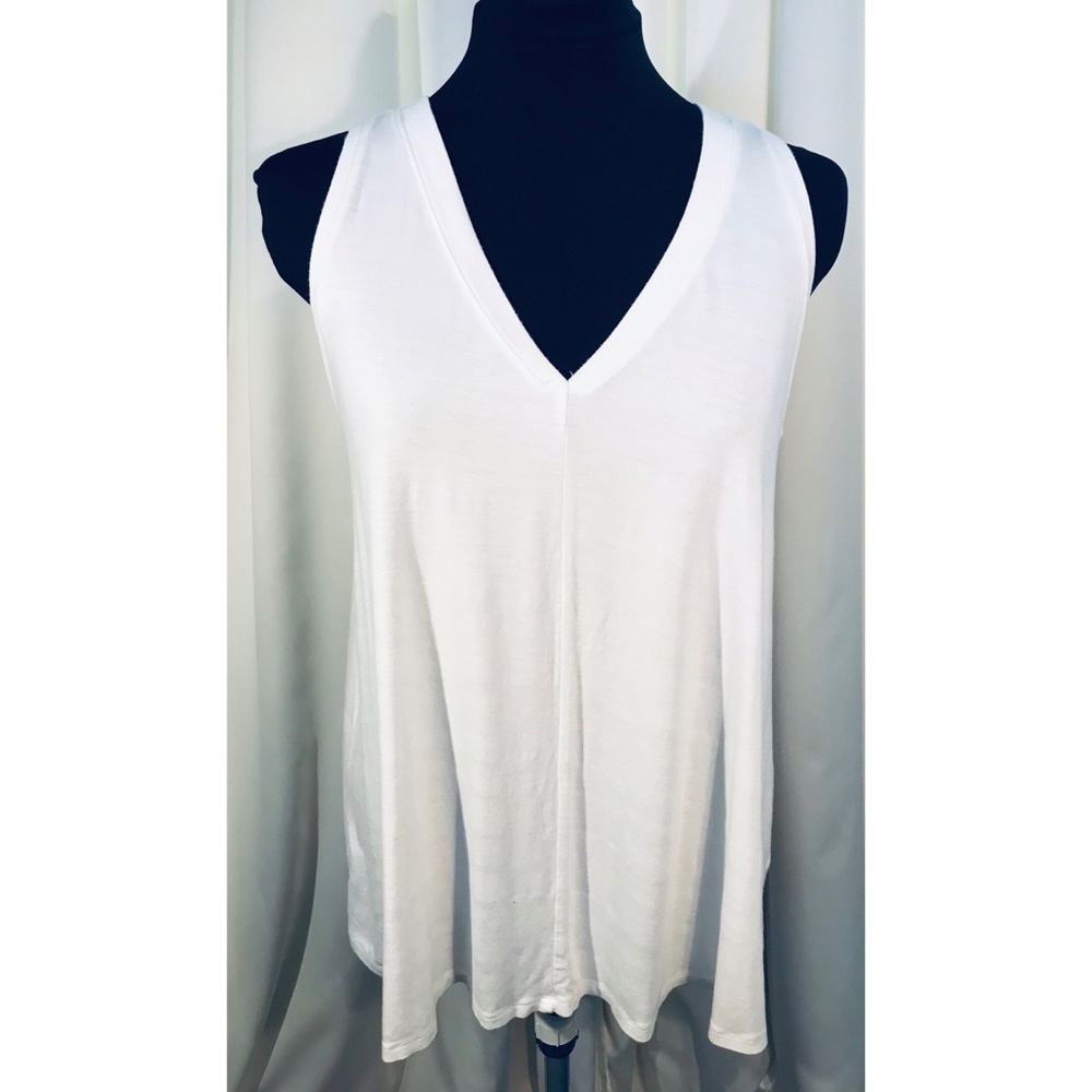 Lane Bryant white swing tank size 14/16